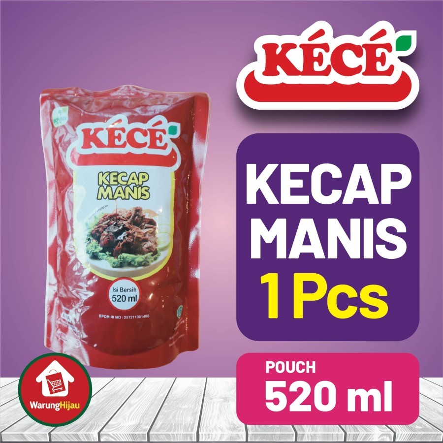 Kecap Manis KECE Pouch 520 ml 1 Pcs